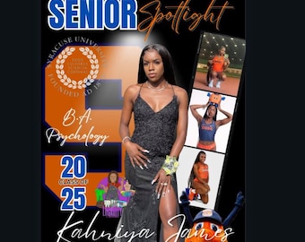 Graduation Magazine Poster Board |  Magazine Cover | Grad Party Welcome Sign | High School/College Class of 2025 | Senior Grad Celebration