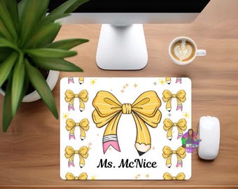 Personalized Mouse Pad| Desk Pad| Custom Mouse Pad| Personalized Gift| Coworker Gift| Boss Gift| Teacher Appreciation Gifts