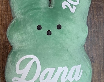 Personalized Peeps | Easter Themed Stuffies | Kids Stuffed Toys | Customized Teddy Bears | Name Printed Stuffed Toys | Bunny Plushies w/Name