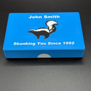Pocket-sized Travel Cribbage Board - Skunk Logo