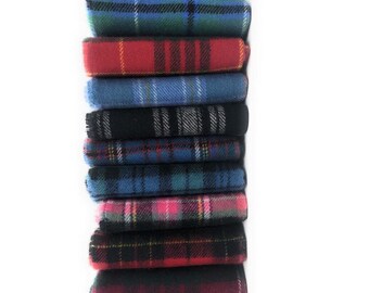 Scottish Heritage - 100% Lambswool Sinclair Red Tartan Clan Scarf - Made in Scotland