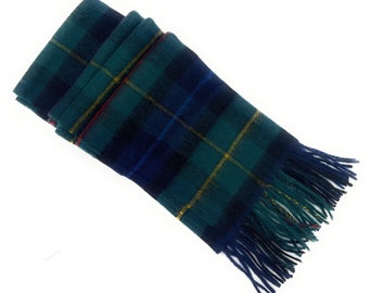 100% wool Smith Scarves – Premium Unisex Scarf - Scottish Heritage Design, Perfect Gift with Clan History, 134x30cm