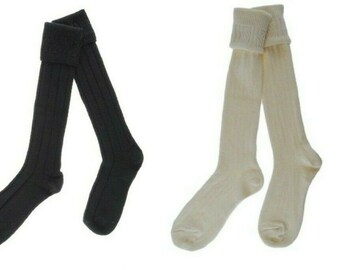 Scottish Kids Kilt Hose/Socks | Traditional & Classy | Made in Scotland | UK Sizes 4-13 | Wool Blend Material | Machine Washable