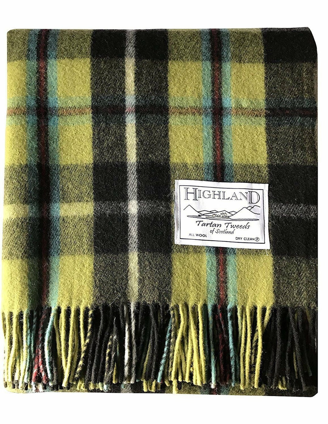 New Cornish National Tartan Tweed Wool Rug/blanket 69x62 Etsy