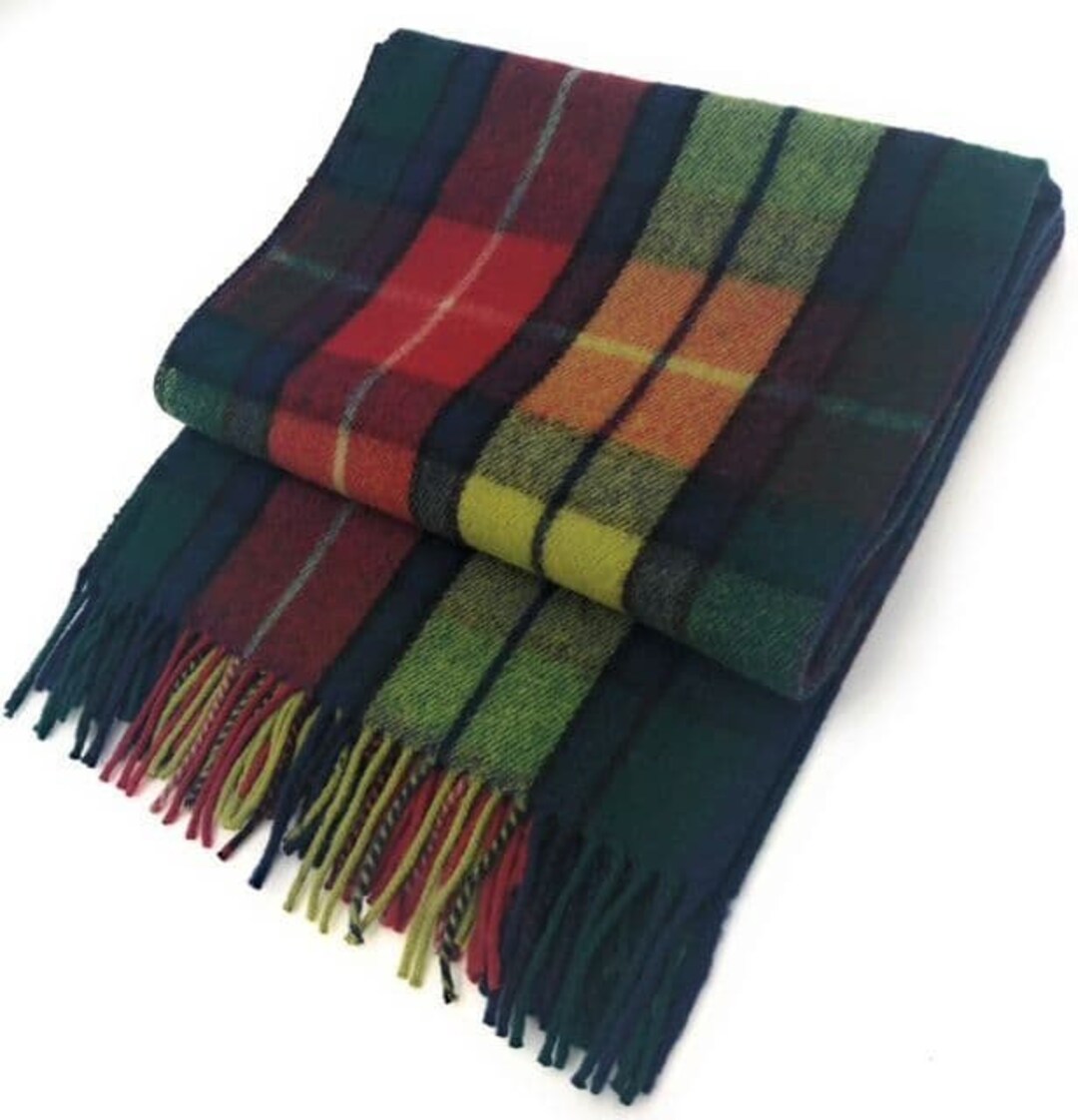 Buchanan Modern 100 Wool Knee Blanket Quality Scottish Rug to Keep You