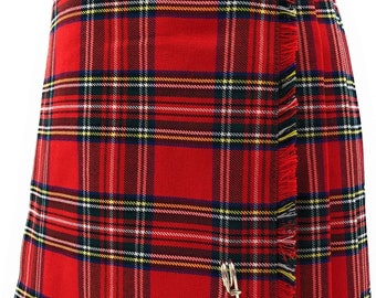 New Premium Royal Stewart Girls' Kilt, Kilt Pin Included. Perfect for Scottish Occasions. Available in Multiple Sizes. Get Yours Now!