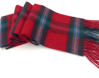 100% wool Maclaine Of Lochbuie Scarves – Premium Unisex Scarf - Scottish Heritage Design, Perfect Gift with Clan History, 134x30cm