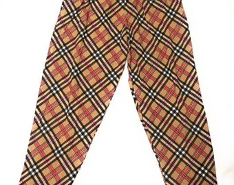 Scotland Ladies Tartan trouser with Pocket - Camel Thomson Tartan | Premium Quality | Ideal Scottish Gift | 100% Cotton