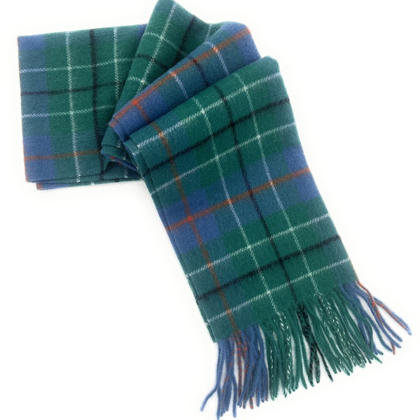 100% wool Duncan Ancient Scarves – Premium Unisex Scarf - Scottish Heritage Design, Perfect Gift with Clan History, 134x30cm