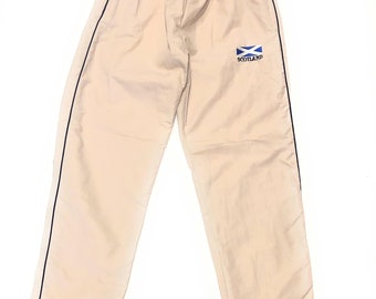 Saltire Scotland Beige Jogger Pants - Scottish Heritage Comfort, 100% Polyester, Ideal for All Seasons - Length 106cm - Limited Stock