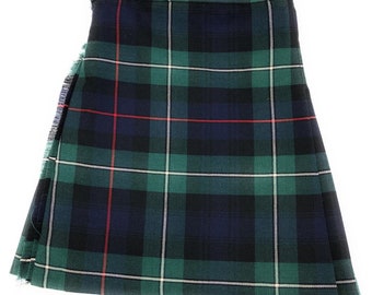 Premium Schottischer Kilt für Jungen - 100% Wolle - Mackenzie Tartan - Authentische Handwerkskunst - Ideales schottisches Geschenk - Made in Scotland