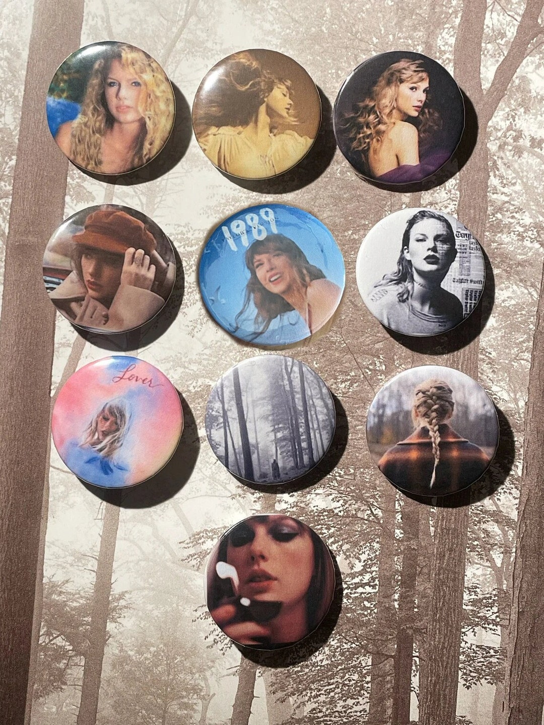 Eras / Albums Pins / Badges diameter 37 Mm Etsy