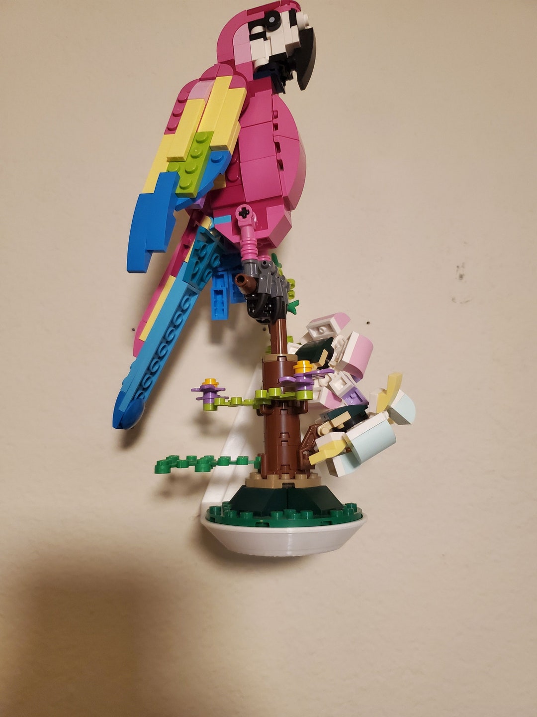LEGO Parrot Wall Mount Pyramid Style - Etsy