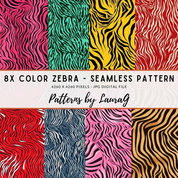 Zebra Print Seamless Pattern