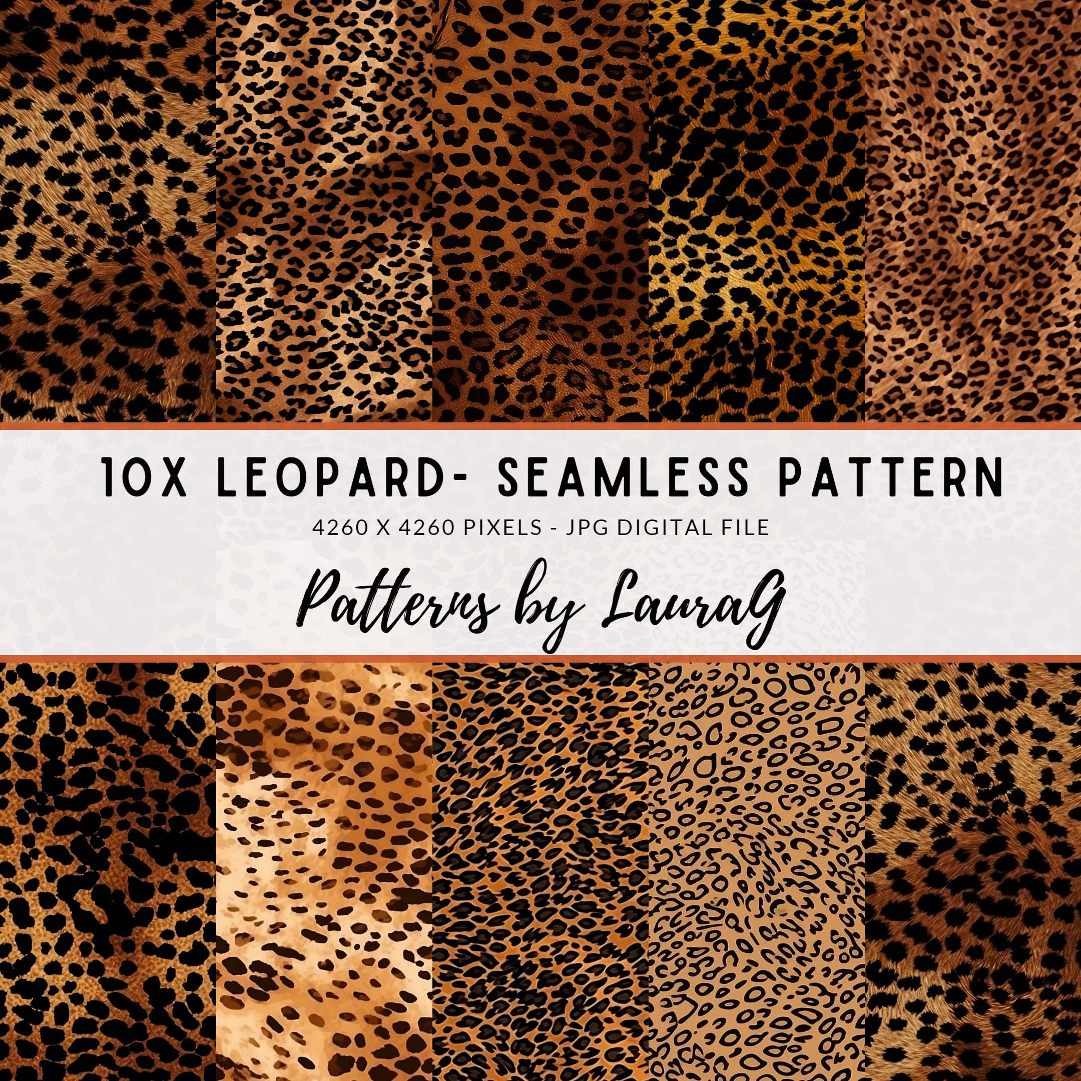 Leopard Print Seamless Pattern