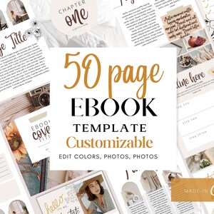 Ebook template, Ebook template Canva, Ebook cover, Ebook PDF, Ebook marketing, Canva ebook template, Workbook template, Lead magnet