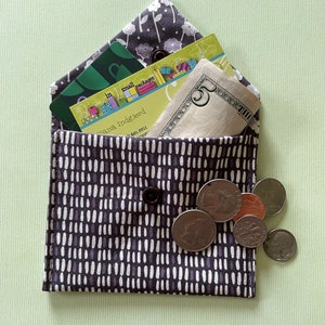 MINI WALLET 11 IN BEIGE MIX BROWN CANVAS