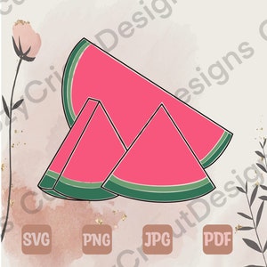 Watermelon Svg, Summer fruit Svg, Melon Svg, Watermelon slice Svg, Cricut cut files, Digital files, Svg files for Cricut,