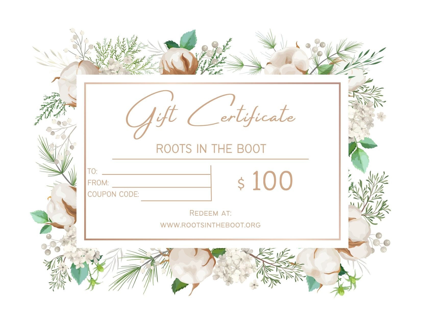Gift Certificate for 20 Dollars to Spend at Oh - OhSoFitting