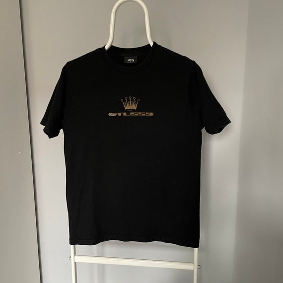Stussy vintage tee crown print women’s t-shirt st… - image 1