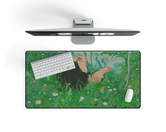 Plant Lover Mousepads, Cute Green Desk Mat, aesthetic gaming keyboard mousepad deskmat