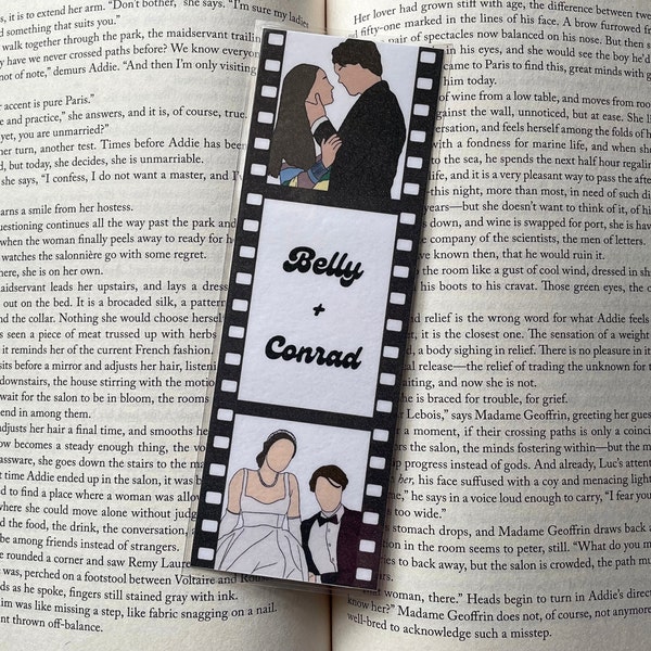 Belly and Conrad Filmstrip Bookmark// The Summer I Turned Pretty Bookmark// Gift for Book Lover's// Birthday Gift