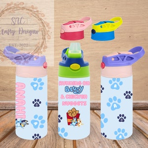 Bluey 12 oz Sippy Cup – Custom Crafts by BB