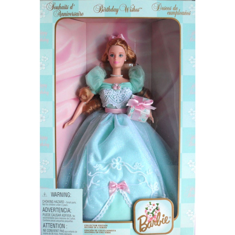 Vintage Barbie Birthday Wishes Barbie Doll Collector Edition 2nd in a ...