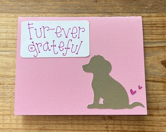 Thank You Card - Dog