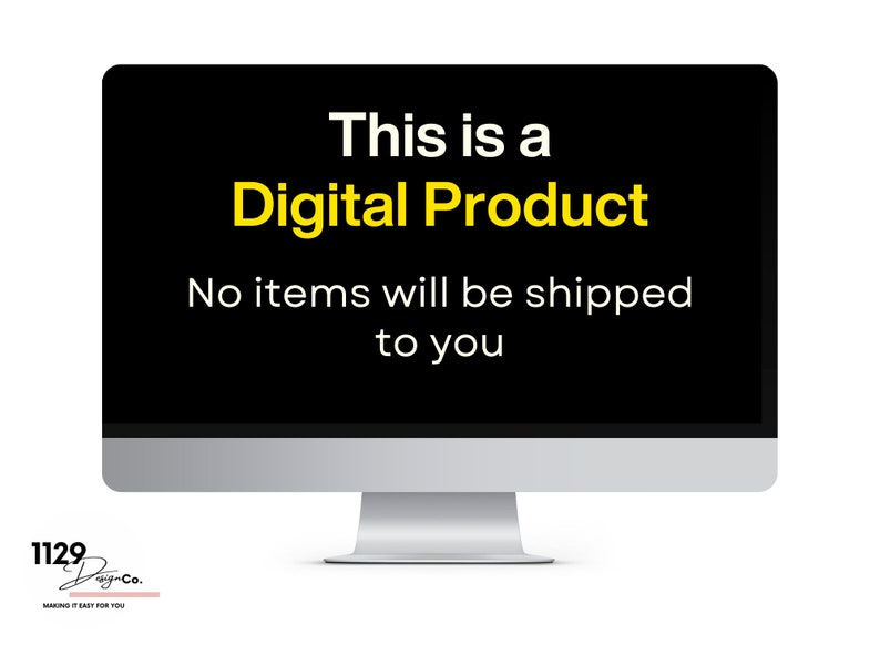 May include: A computer screen displaying the text "This is a Digital Product. No items will be shipped to you."