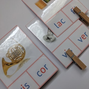 Cartes à pince lecture