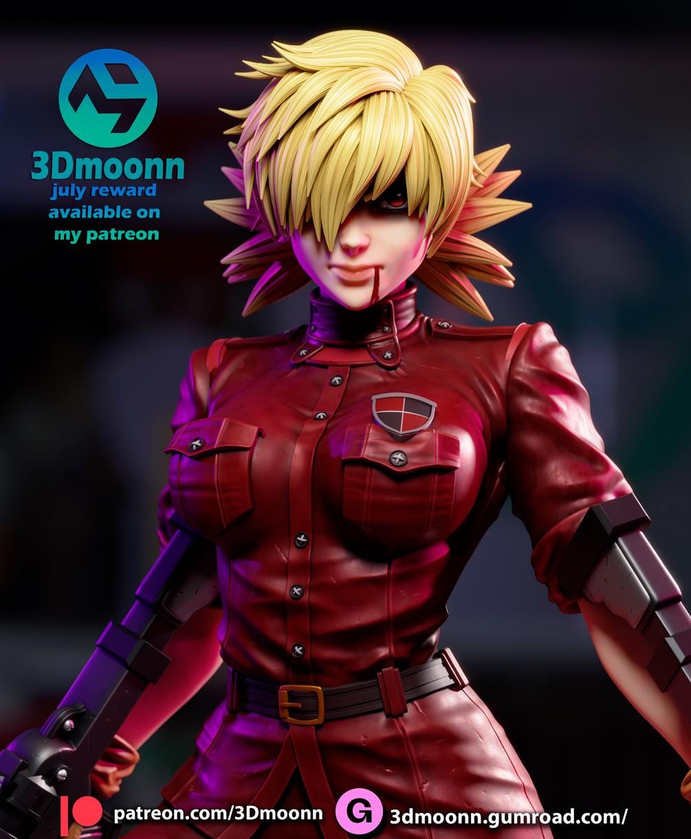 1/12 セラス・ヴィクトリア 未塗装未組立 ヘルシング HELLSING