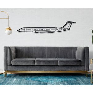 Gulfstream G700 Airplane Silhouette Metal Wall Art, Plane Silhouette Wall Art, Custom Aircraft Wall Art, Metal Wall Decor, Pilot Gifts image 10