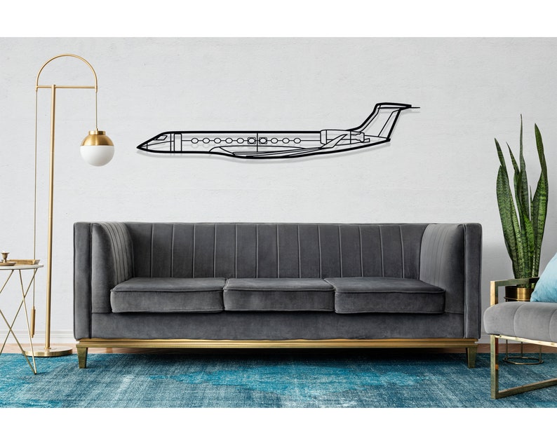 Gulfstream G700 Airplane Silhouette Metal Wall Art, Plane Silhouette Wall Art, Custom Aircraft Wall Art, Metal Wall Decor, Pilot Gifts image 10