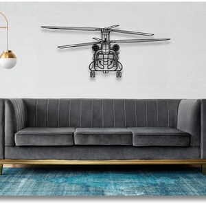 Boeing CH-47 Chinook Silhouette Metal Wall Art, Plane Silhouette Wall Art, Custom Aircraft Wall Art,Pilot Gifts,Home decor