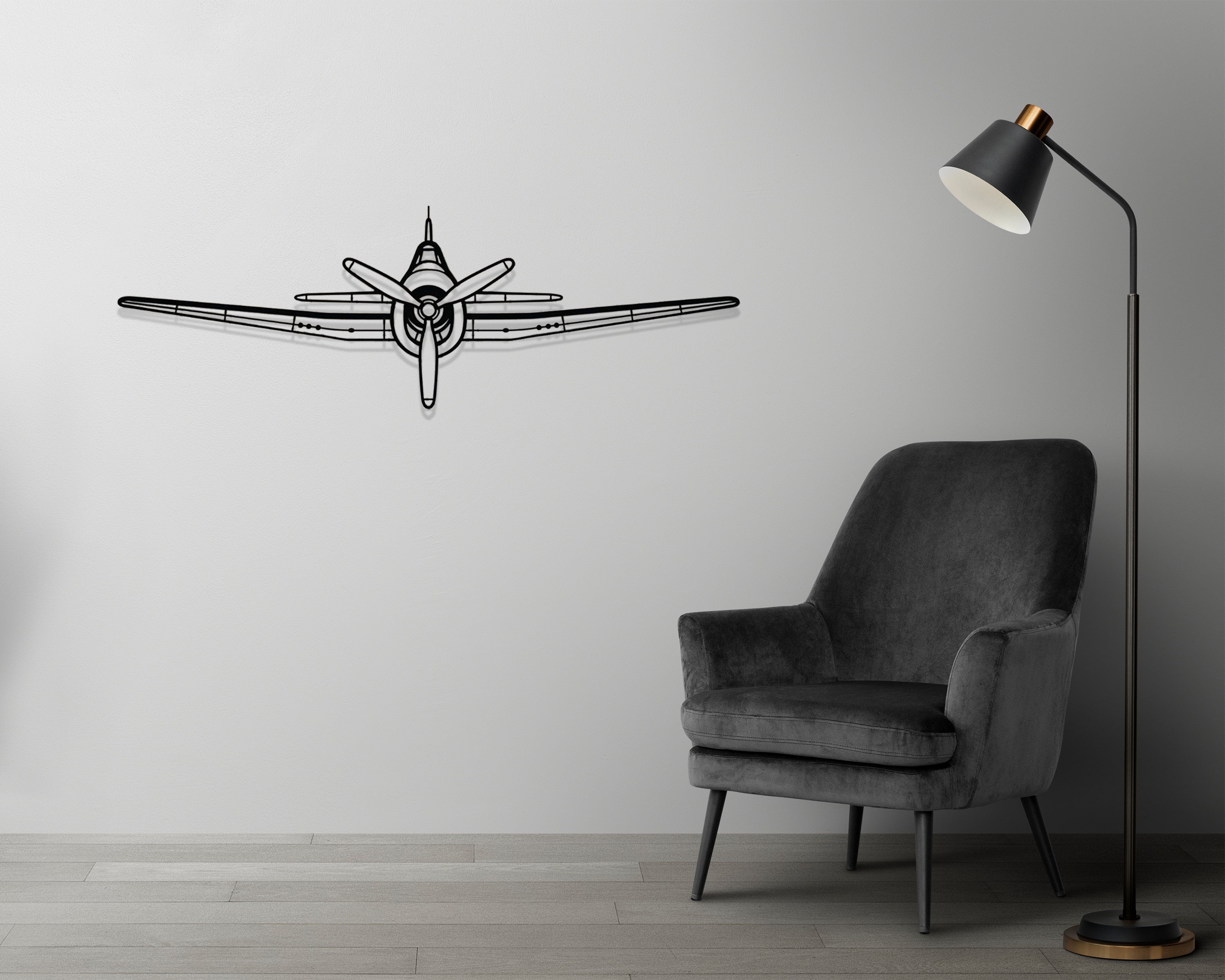 Grumman F6F Hellcat Plane Silhouette Metal Wall Art Airplane - Etsy