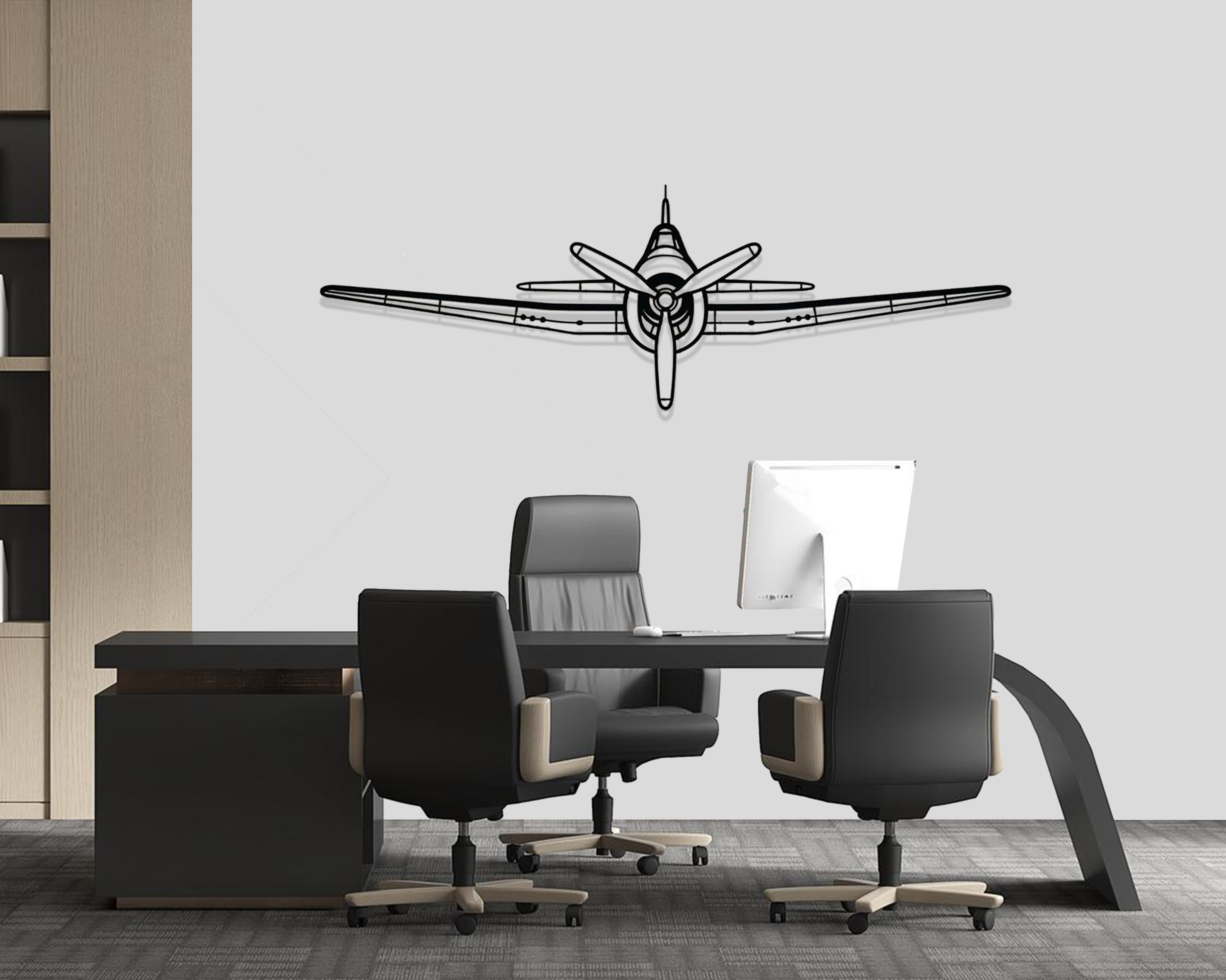 Grumman F6F Hellcat Plane Silhouette Metal Wall Art Airplane - Etsy