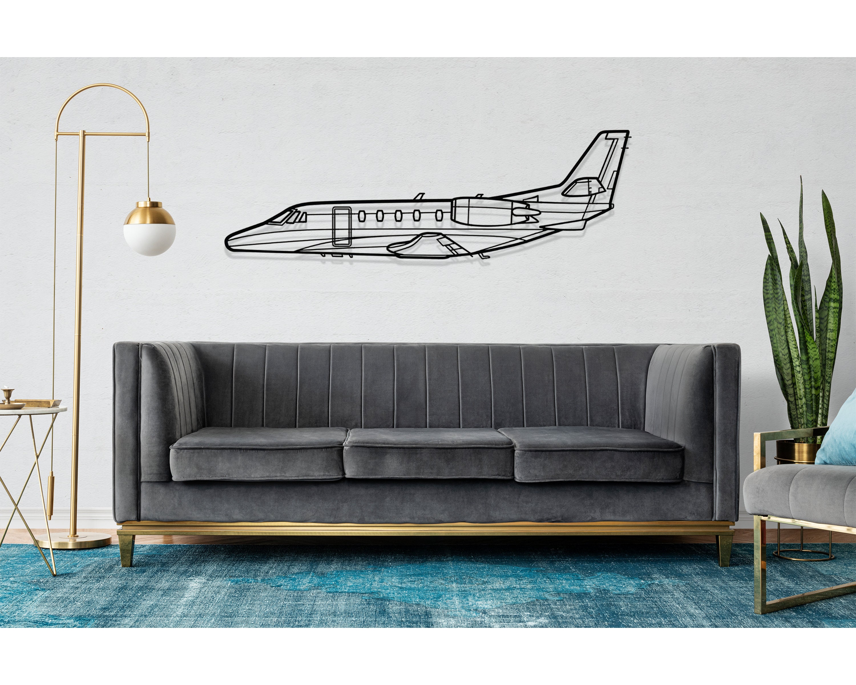 Saraheve Cessna Aviation Logo Aviation Décor Rétro Vintage - 20,3 x 30