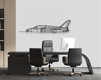 Gnat Silhouette Metal Wall Art, Plane Silhouette Wall Art, Custom Aircraft Wall Art, Metal Wall Decor, Pilot Gifts, Home decor