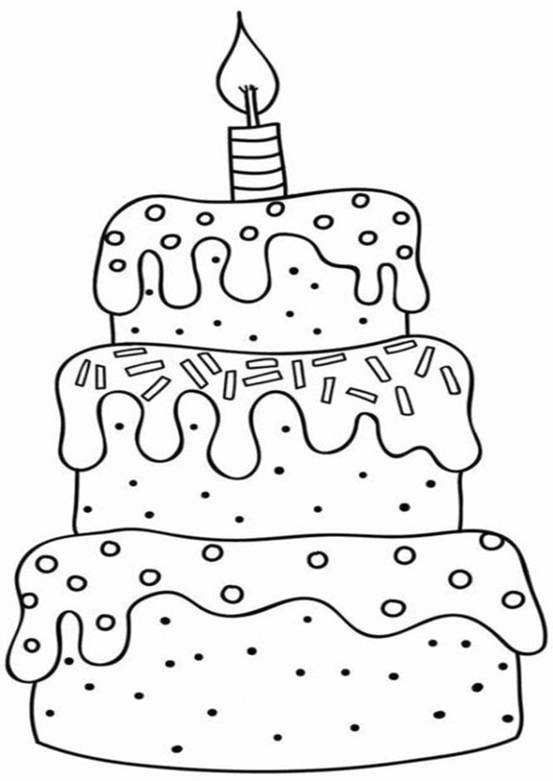 Cakes Coloring Pages, Printable Coloring Pages, Fun Coloring Activities