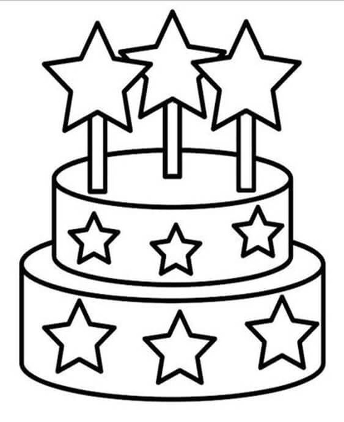 Cakes Coloring Pages, Printable Coloring Pages, Fun Coloring Activities