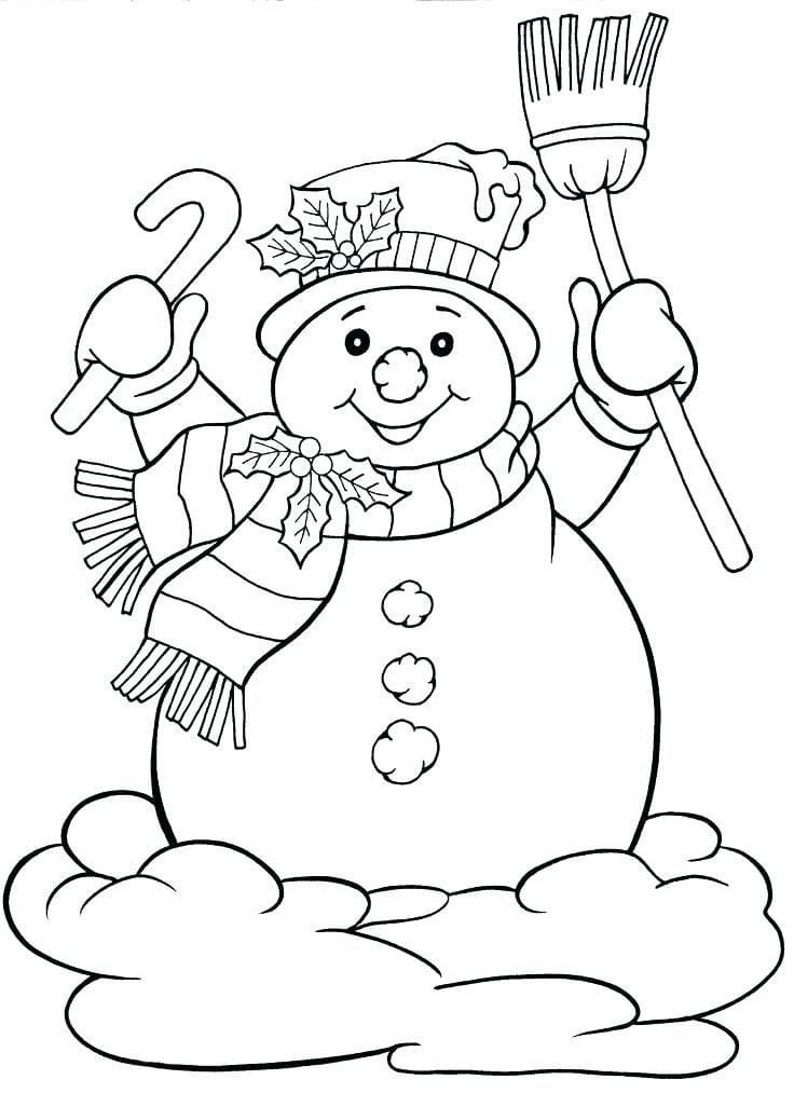 Christmas Coloring Pages, Printable Coloring Pages, Cute Coloring