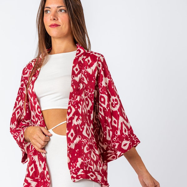 Short Kimono Jacket Etsy
