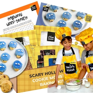 Halloween Cookie Monster Baking Kit: Fun DIY Family Activity