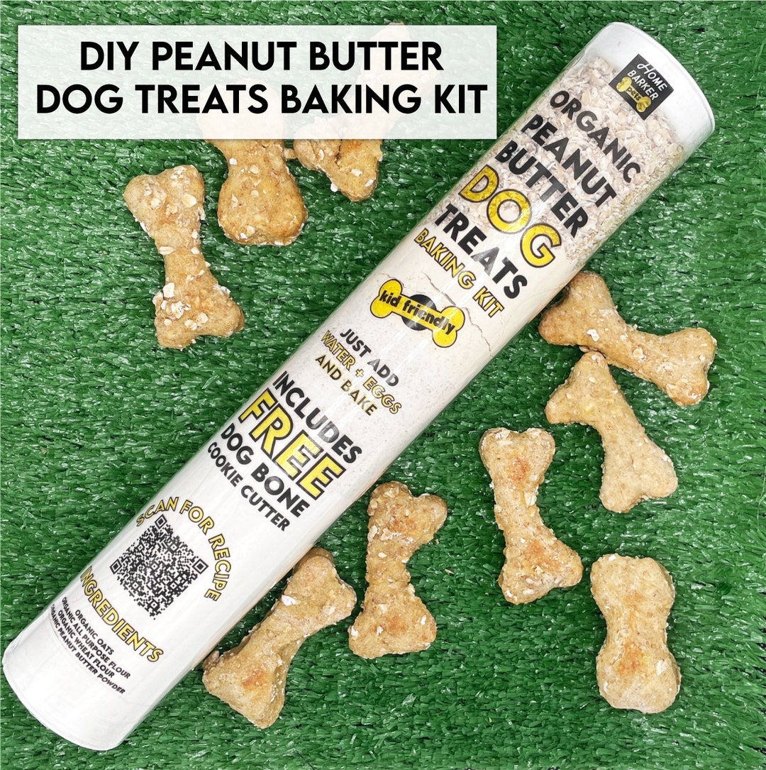 Dog Treats Activity Baking Kit With Free Bone Cookie Cutter Kid Friendly Etsy