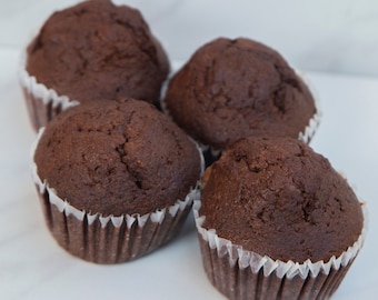 Sugar Free Keto Friendly Dutch Chocolate Muffin 4-Pack