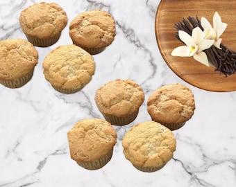 Sugar Free Keto Friendly Vanilla Bean Muffin 4-Pack