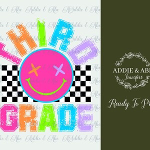 Third grade DTF Transfer| Back To School DTF Transfer