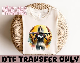 Softball DTF Transfer| Custom Softball DTF Transfer