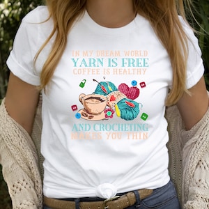 Yarn and Crocheting Ready To Press DTF Transfer, DTF Transfer